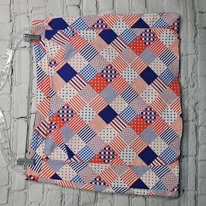 Kate Park Women's Patriotic Athletic Skort/Skirt Size LARGE like-new